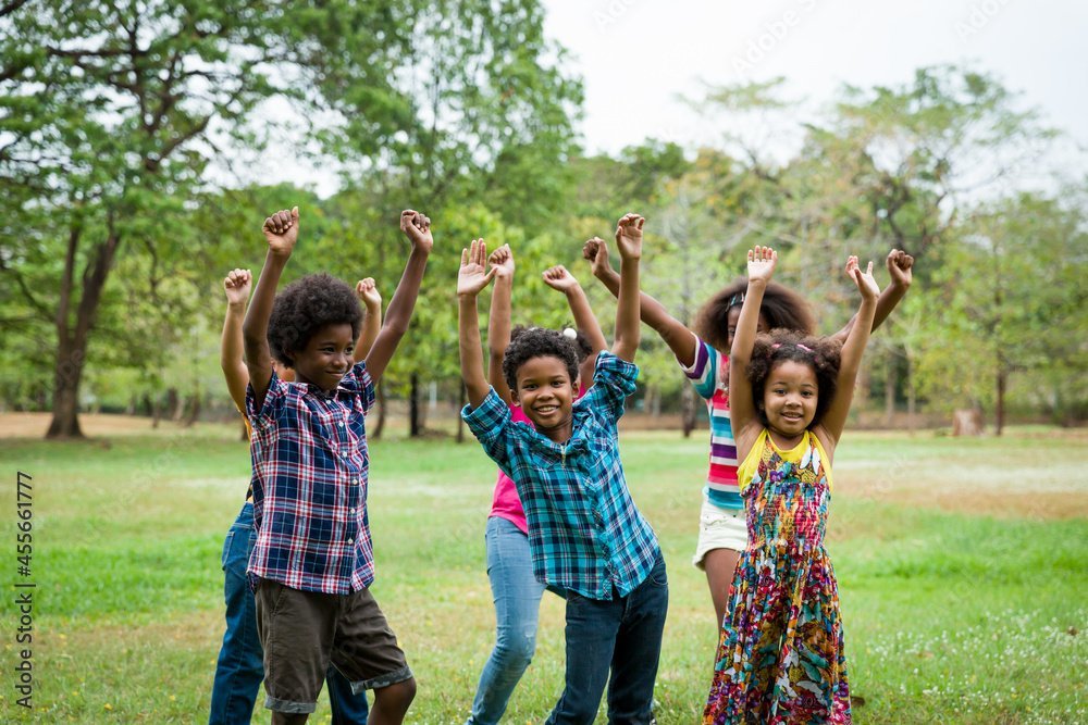 Children celebrating